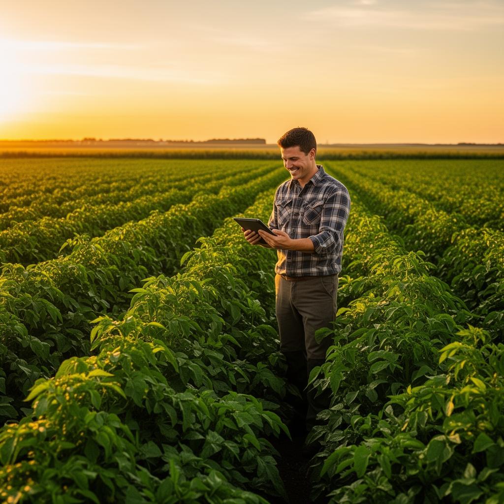 Combine harvesting corn with strong yield, illustrating return on investment